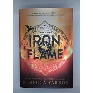 Signed First Edition Iron Flame by Rebecca Yarros